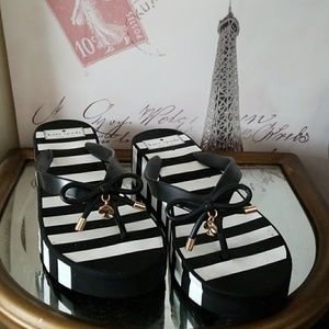 Kate Spade platform flip-flops